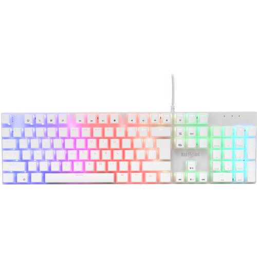 Klawiatura MAD DOG GK910W Gateron Red Biały