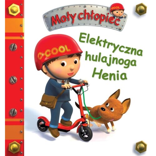 Elektryczna hulajnoga Henia. Mały chłopiec