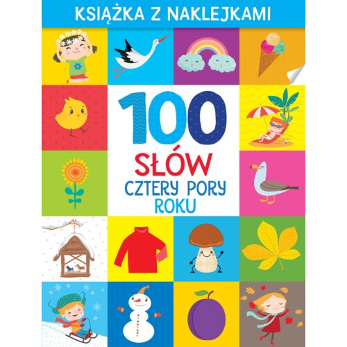 100 słów. Cztery pory roku. Książka z naklejkami