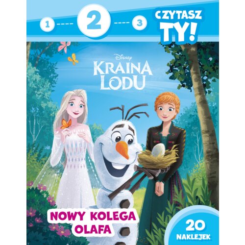 1, 2, 3, czytasz Ty! Poziom 2. Nowy kolega Olafa. Disney Kraina Lodu