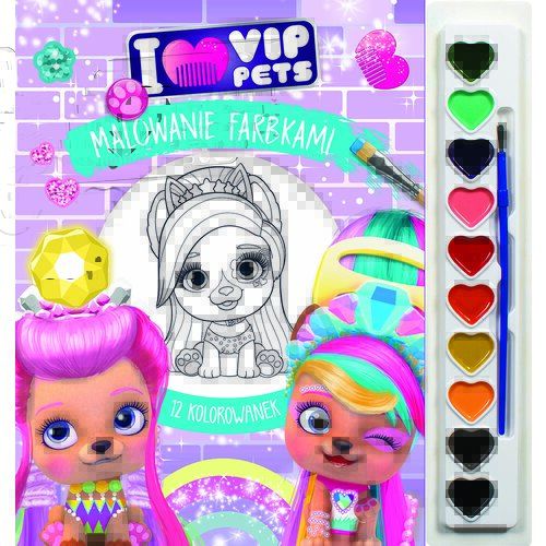 Malowanie farbkami. I love VIP Pets