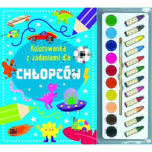 Kolorowanka z zadaniami dla chłopców