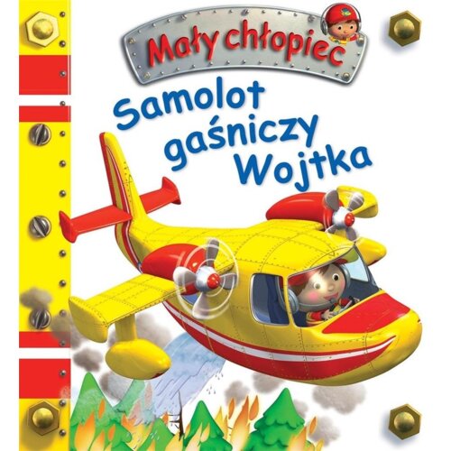 Samolot gaśniczy Wojtka. Mały chłopiec