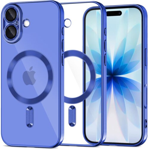 Etui TECH-PROTECT MagFlex MagSafe do Apple iPhone 17 Przezroczysto-niebieski