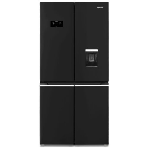 Lodówka SHARP SJ-NFA35IHDBD-EU No Frost 179cm Czarna Side by Side Podajnik wody Advanced Fresh