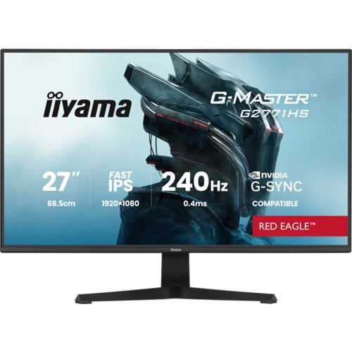 Monitor IIYAMA G-Master G2771HS-B1 27" 1920x1080px IPS 240Hz 0.4 ms [MPRT]