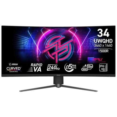 Monitor MSI MPG 346CQRF X24 34" 3440x1440px 240Hz 0.5 ms [GTG] Curved