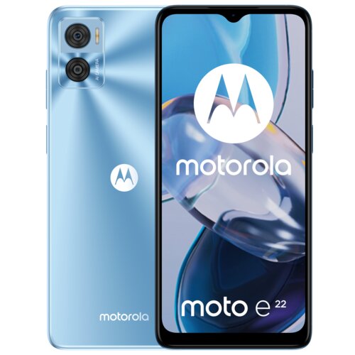 Smartfon MOTOROLA Moto E22 4/64GB 6.5" 90Hz Niebieski PAVC0003PL