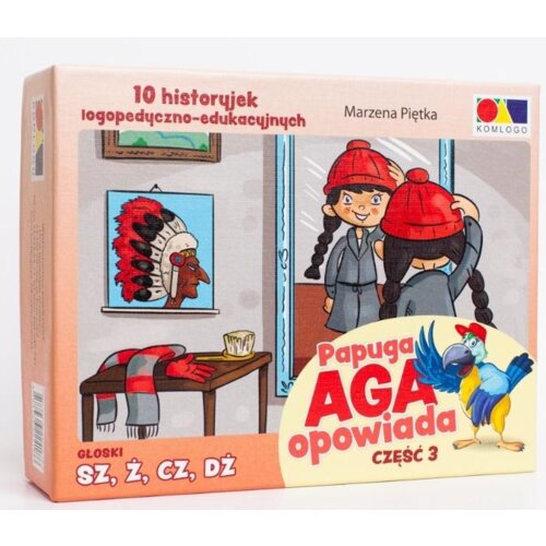 Historyjki obrazkowe. Papuga Aga opowiada. Część 3