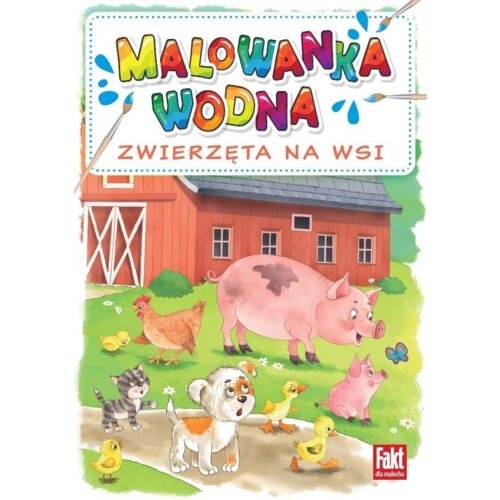Malowanka wodna. Zwierzęta ze wsi