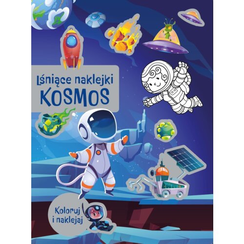 Lśniące naklejki. Kosmos
