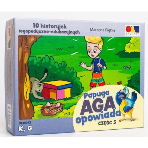 Historyjki obrazkowe. Papuga Aga opowiada. Część 5