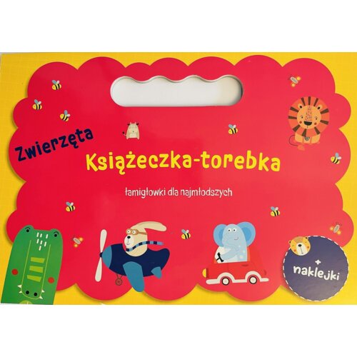 Książeczka torebka z naklejkami. Zwierzęta