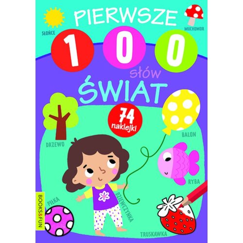 Pierwsze 100 słów. Świat z naklejkami