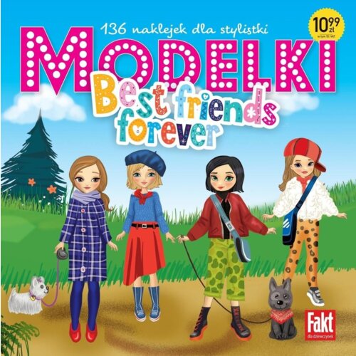 Modelki Best friends forever. 136 naklejek dla sty