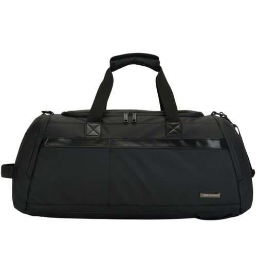 WINGS VIREO Czarna torba sportowa - plecak 2w1, wodoodporna, 40L