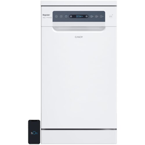 Zmywarka CANDY Rapido CF0C7SB0FW Wash&dry 35', Smart Sensor - czujnik załadunku, Smart Door - automatycznie otwierane drzwi, hOn
