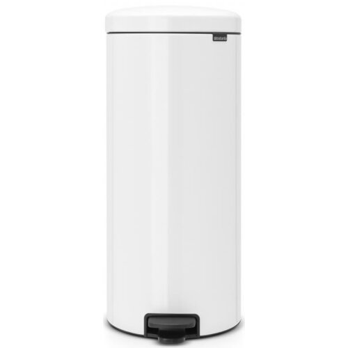 Kosz na śmieci z pedałem BRABANTIA 114748 NewIcon ciche zamykanie, przenośny 30L Biały