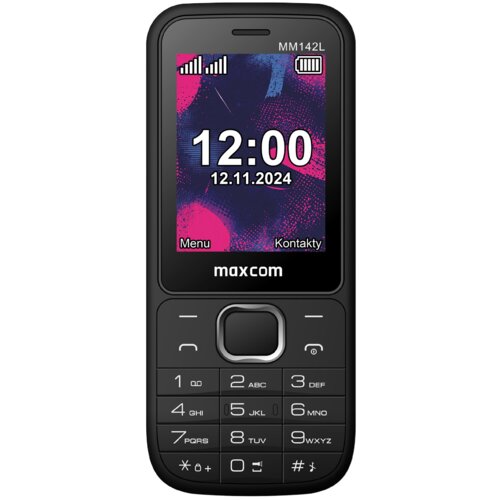Telefon MAXCOM MM142 Light Czarny