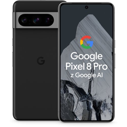 Smartfon GOOGLE Pixel 8 Pro 5G 12/256GB 6.7" 120Hz Obsydian
