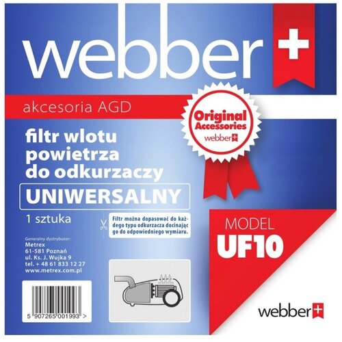 Filtr do odkurzacza WEBBER UF10 (1 sztuka)