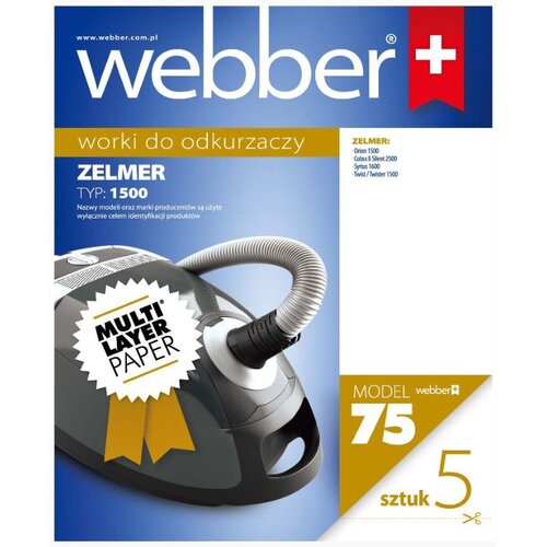 Worek do odkurzacza WEBBER 75 (5 sztuk)