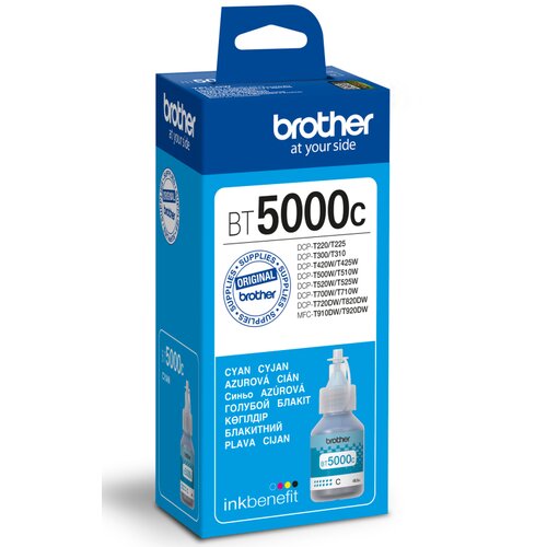 Tusz BROTHER Błękitny 48.8 ml BT-5000C
