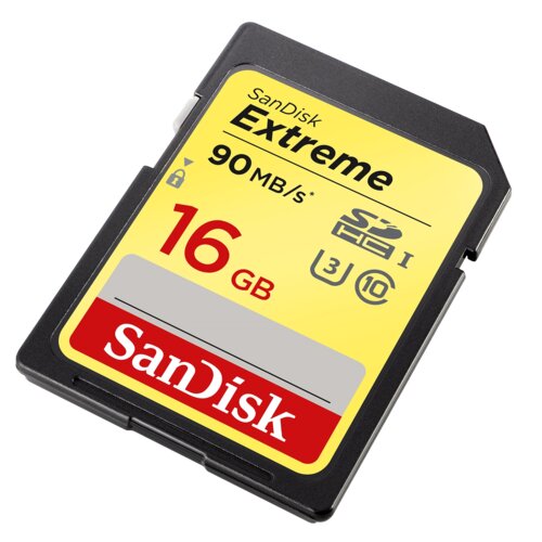 Karta SANDISK Extreme SD Secure Digital (SDSDXNE-016G-GNCIN) 16 GB