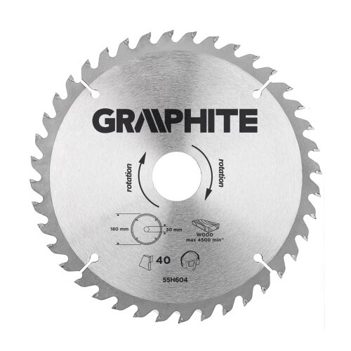 Tarcza do cięcia GRAPHITE 55H604 180 mm