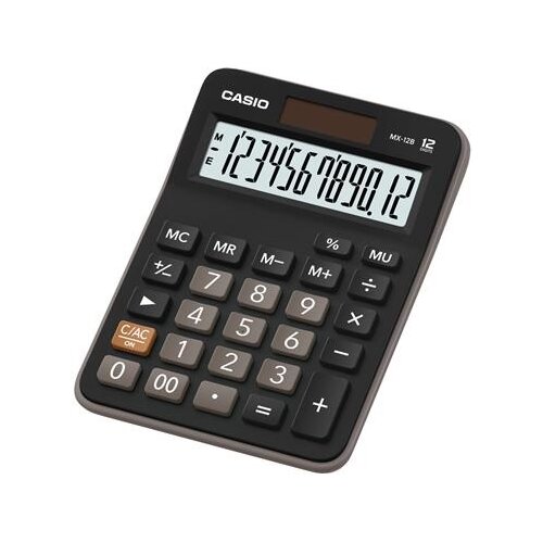 Kalkulator CASIO MX-12B Zasilanie bateryjno-słoneczne, 1 pamięć