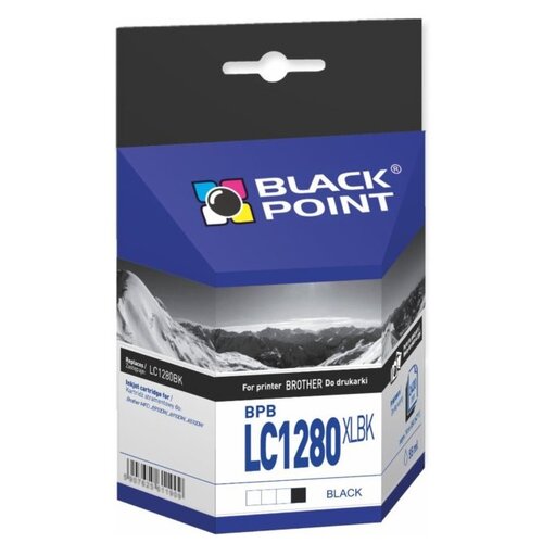 Tusz BLACK POINT do Brother LC-1280BK Czarny 55 ml BPBLC1280XLBK