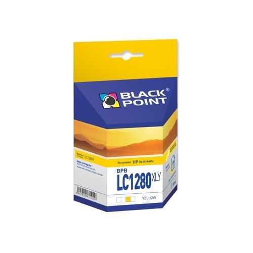 Tusz BLACK POINT do Brother LC-1280Y Żółty 15 ml BPBLC1280XLY