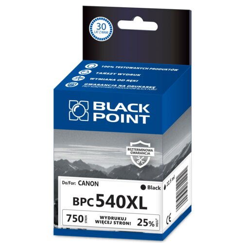 Tusz BLACK POINT do Canon PG-540XL Czarny 22.5 ml BPC540XL