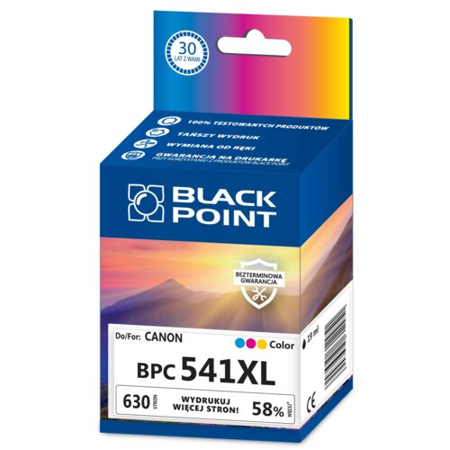 Tusz BLACK POINT do Canon CL-541XL Kolorowy 19 ml BPC541XL