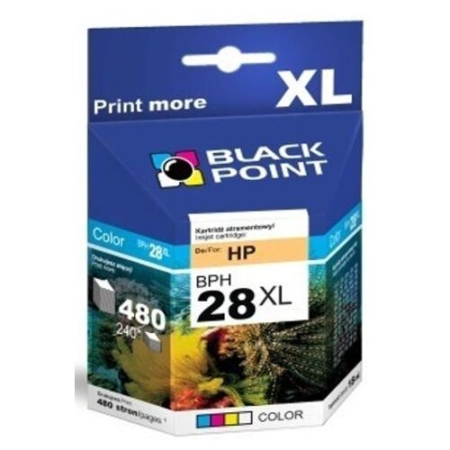 Tusz BLACK POINT do HP 28 XL C8728AE Kolorowy 18 ml BPH28XL