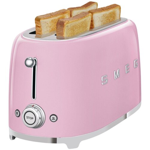 Toster SMEG TSF02PKEU Różowy
