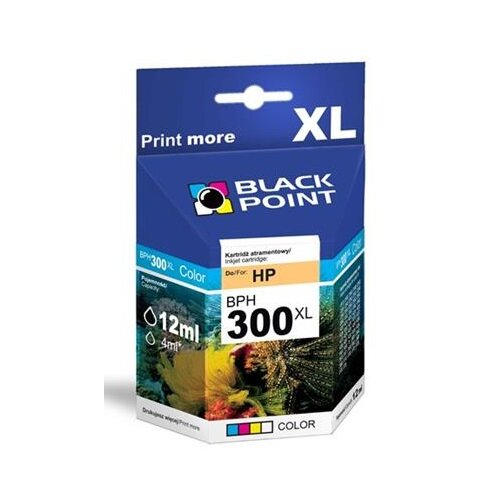 Tusz BLACK POINT do HP 300 XL CC644EE Kolorowy 12 ml BPH300XLC