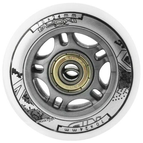 Kółka NILS EXTREME PU 70 x 24 82A 4 sztuki Biały