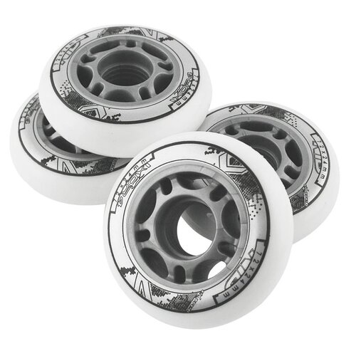 Kółka do łyżworolek NILS EXTREME 1630009 PU 72x24 82A (4 sztuki)
