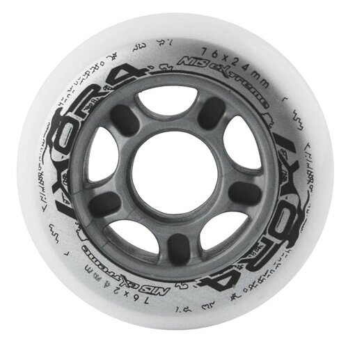 Kółka do łyżworolek NILS EXTREME 1630010 PU 76x24 82A (4 sztuki)
