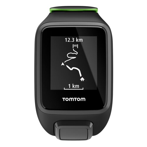 Zegarek sportowy TOMTOM Runner 3 Cardio S Czarno-zielony