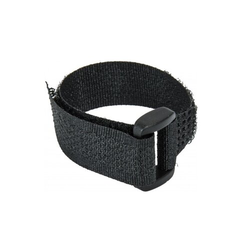 Opaski zaciskowe z rzepem DEDRA 11RC12152 Czarny (10 sztuk)