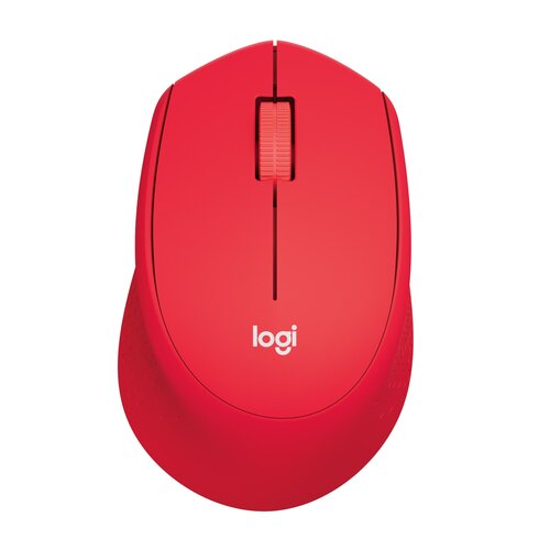 Mysz LOGITECH M330 Silent Plus Czerwony