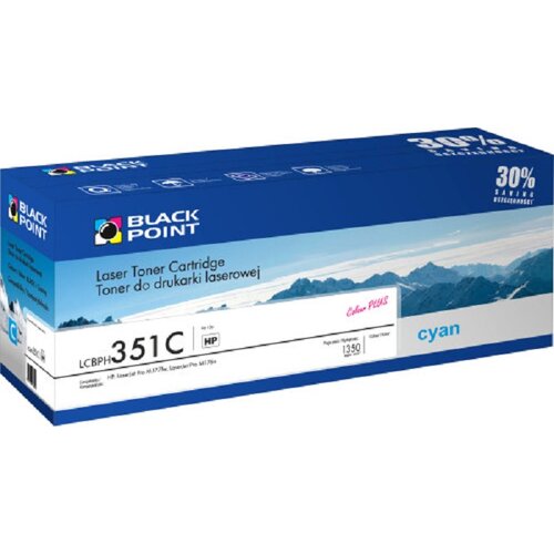 Toner BLACK POINT LCBPH351C Błękitny