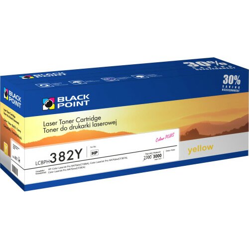 Toner BLACK POINT LCBPH382Y Żółty