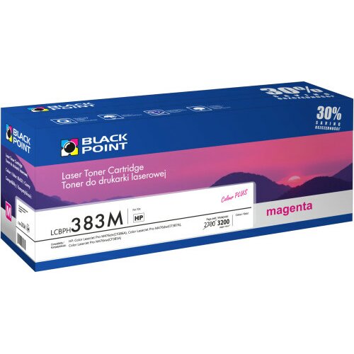 Toner BLACK POINT LCBPH383M Purpurowy