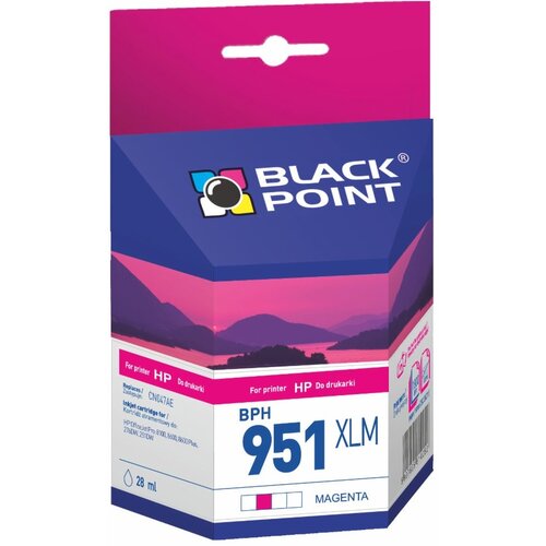 Tusz BLACK POINT do HP 951 XL CN047AE Purpurowy 28 ml BPH951XLM
