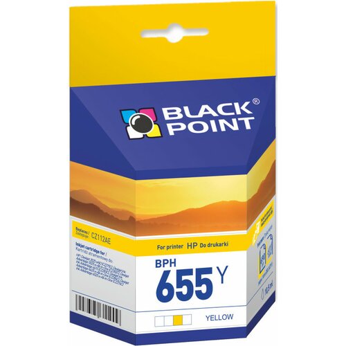 Tusz BLACK POINT do HP 655 CZ112AE Żółty 10.5 ml BPH655Y