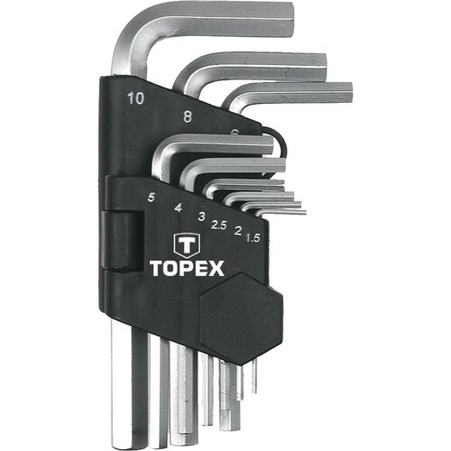 Zestaw kluczy sześciokątnych TOPEX 35D955 1.5 - 10 (9 elementów)