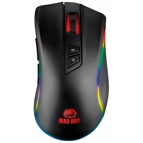 Mysz MAD DOG GM700 gamingowa 8000 DPI RGB LED przełączniki OMRON